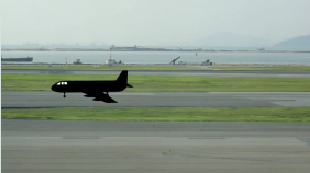 thumbnail of medium Black plane go land yay