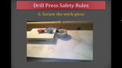 Drill Press safety video