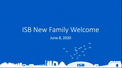 New Family Welcome & Info Session