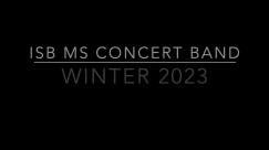 MS Concert Band - Winter Concert 2023